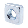 Prime-Line Square Nuts, #8-32, Zinc Plated Steel 10 Pack 9192486